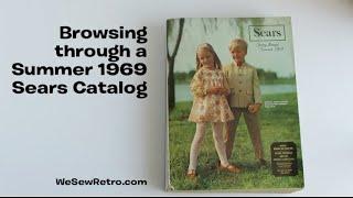 Browsing a Summer 1969 Sears Catalog