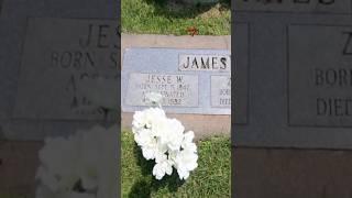 The Original Jesse James Inscription on his Grave . #history #jessejames