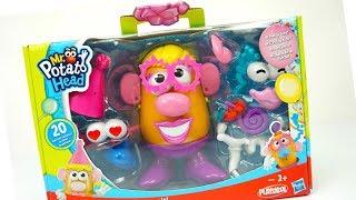 Забавная игрушка конструктор для детей Миссис Картошка