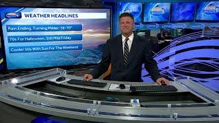 Video: Warming with partial sunshine ahead of near-record highs for Halloween