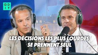 Les décisions les plus lourdes se prennent seul - Emmanuel Macron, Président de la République