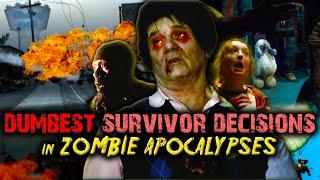 DUMBEST Survivor Decisions in Zombie Apocalypses!