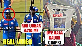 Hardik Pandya & Rohit got furious when LSG Crowd call "HARDIK KALA KAUVA" & "CHAPRI" during MIvsLSG