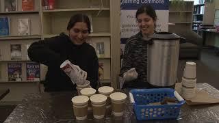 Students at Guelph-Humber love their library... and hot chocolate!