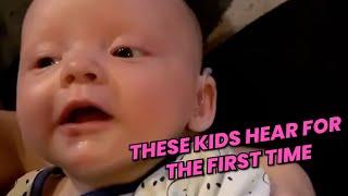 These Kids Hear For The First Time  #compilation | OKAY REALLY