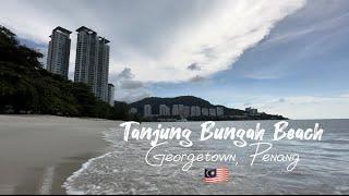 Tanjung Bungah Beach |Picnic on the public beach in Penang| #georgetown #tanjungbungah #penangbeach