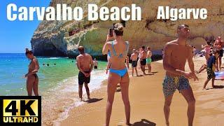 Carvalho Beach Walk 4k, Algarve Portugal