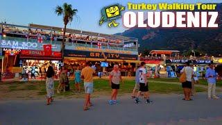 Oludeniz Turkey 2024 - Evening Walking Tour 4K