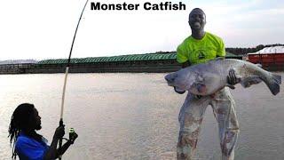 4 Catfish Back to Back Action!!! Monster Catfish!!!
