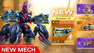 NEW MECH Blockhorn & NEW WEAPON Overdriver  16 - Mech Arena Robots