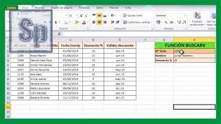 Excel - Extraer datos a partir de una lista. Función BUSCARV en Excel. Tutorial en español HD