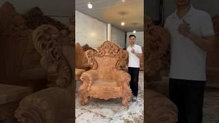 Bộ bàn ghế hoàng gia nguyên khối vách liền đẳng cấp 2024