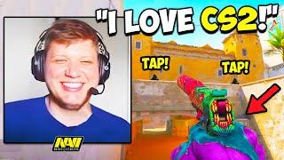 S1MPLE LOVES CS2 NOW!! BEST AIM IN COUNTER-STRIKE 2? CSGO Twitch Clips