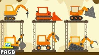 Truck Construction The Excavator - Dinosaur Digger 4 – The Truck - Digger Cartoons for Children