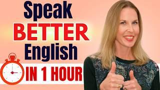 ONE HOUR ENGLISH LESSON - Improve Your FLUENCY & GET FLUENT This Year!