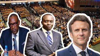 Diop s'interroge sur l'existence d'une communauté internle.Macron classe (herbivores-carnivores )