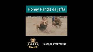 Honey Pandit ne jdho pehli vaar Jaffa laya |International kabaddi player|#honeypandit  #kabaddishort