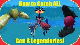 How to Catch Every Gen 8 Legendary in Pixelmon!  (ALL Forms)