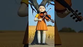 Squid play the violin#squidgame #squidgame2 #ai #ruinedbyai #shorts