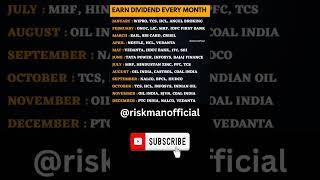 Top Dividend Stocks For Monthly Income in 2025 | Passive Income With Stocks Every Month #stocks