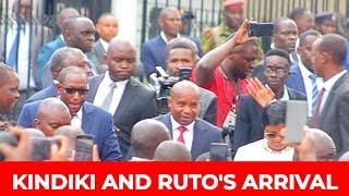 SEE HOW RUTO AND KINDIKI ARRIVED IN STYLE AT KICC INFRONT OF MILLIONS OF KENYANS