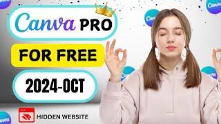 Get CANVA PRO FREE in 2024 with This One Trick!