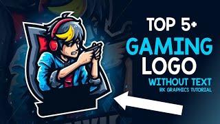 Top 5+ Mascot gaming logo without text | Gaming logo no text | No text logo by RK Graphics