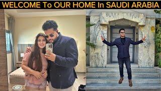 Our HOME TOUR Vlog In SAUDI ARABIA | 1 LAKH RENT in RIYADH | INDIAN COUPLE In RIYADH