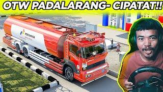 Truk Tangki Pertamina HANTAM MACET di Pasar Tagog! Rute Padalarang - Cipatat | ETS2