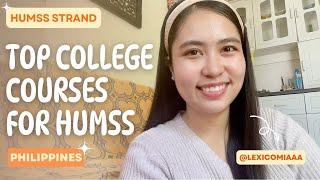 10 POPULAR COLLEGE COURSES for HUMSS GRADUATES in 2025! #collegecourse  | Lexi Comia (Philippines)