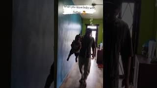 when you leave baby with father #cutebaby #music #cute #babygirl #babyboo