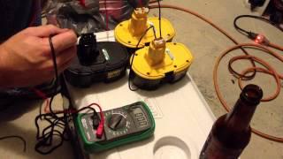 Repair a dead 18V Dewalt battery with two good ones