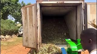 Silage making machine #uganda #boostproduction #farming
