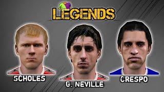 Legends | Paul Scholes , Hernán Crespo and Gary Neville