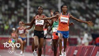 Sifan Hassan trips and falls but ROARS BACK to win 1500m prelim | Tokyo Olympics | NBC Sports