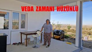 BAHÇE EVİMİZDEN BİR KISIM EŞYALARIMIZI ALIRKEN HÜZÜNLENDİK VEDA ZAMANI