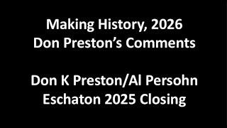 Eschaton 2025 Session 17