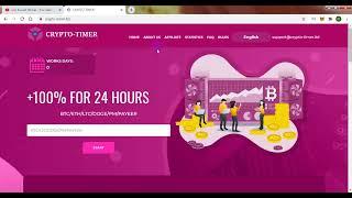 crypto timer ltd  New Doubler Sites +200% After 24 Hours 5 live Deposit Done Legit Sites 2020 684p