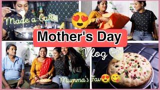 Mother's Day Vlog  | *Surprising Her* Made My Mom's Favorite *Fruit Cake* *Cute* | Kajal Sharma