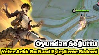 YETER ARTIK AMA BU EŞLEŞTİRME SİSTEMİ OYUNUN İÇİNE S*ÇTI Bunlar İnsan Olamaz Mobile Legends