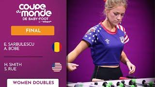 2022 ITSF World Cup - Women Doubles Final - E. SARBULESCU - A. BOBE  vs H. SMITH - S. RUE 