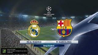 Pro Evolution Soccer 2016 PC GAMEPLAY FC Barcelona Vs Real Madrid (1080p 60fps)