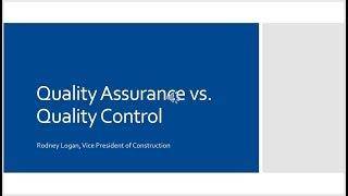 Quality Assurance vs Quality Control