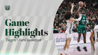 Žalgiris - Paris Basketball  | Game Highlights | 2025.03.13