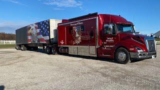 Largest Volvo with sleeper garage combo, 222” unit