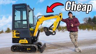 Temu Mini Excavator Testing