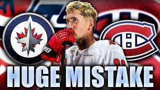 THE MONTREAL CANADIENS & WINNIPEG JETS MADE A HUGE MISTAKE HERE… (Martin Necas)