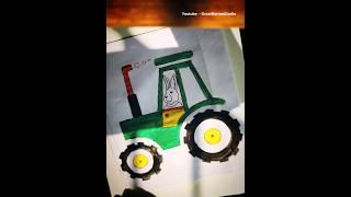 Nail Polish Coloring Mr. farmer bunny's tractor...promote farmer, a noble cause  