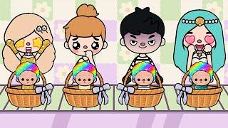 Quadruplets were separated at birth  | Sad Story | Toca Life World | Toca Boca | Toca Story