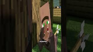 Steve hunts Villager across Servers in Minecraft  (はいよろこんで) #shorts